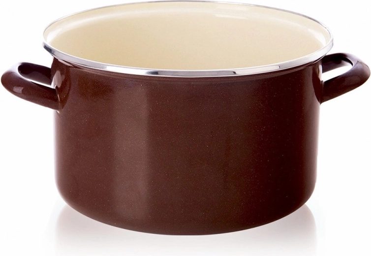 Smaltovaný hrnec brown 26 cm, 6,5 l