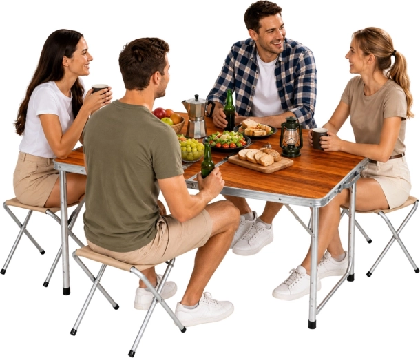 Set pro 4 osoby: stůl + 4 stoličky