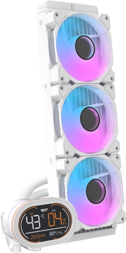 ARGB podsvícení a čistý bílý design