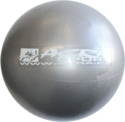 ACRA rehabilitační overball 30 cm – Stříbrná