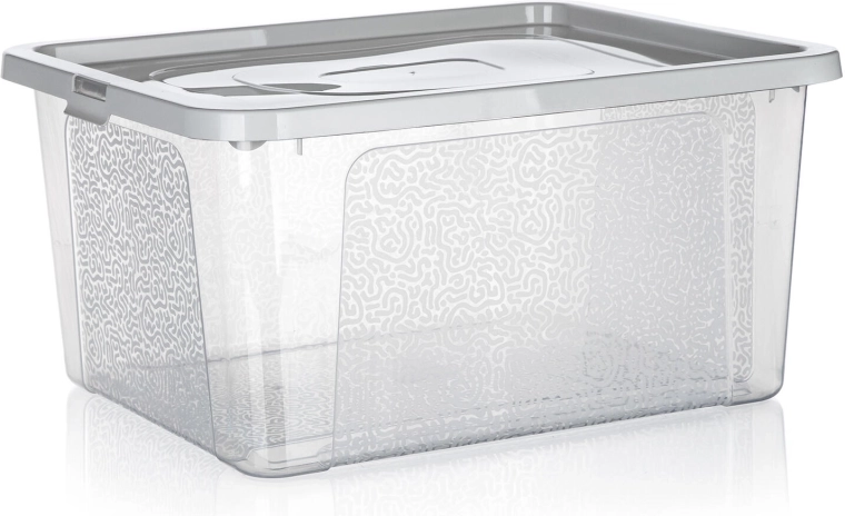 Úložný box Multibox 20 l s víkem a klipy