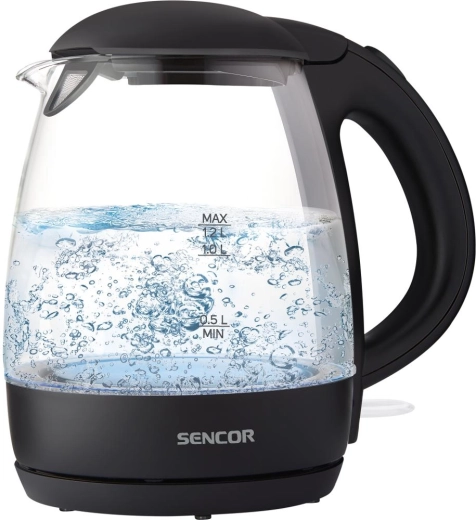 Sencor skleněná rychlovarná konvice 1,2 l