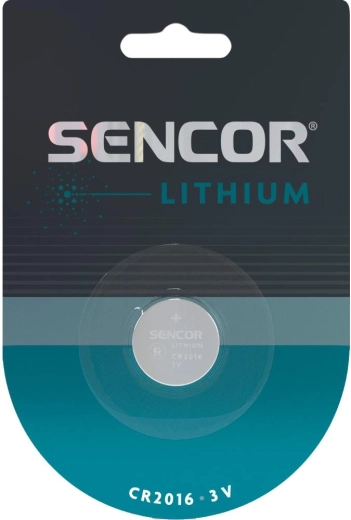 Lithiová knoflíková baterie Sencor CR2016 3 V