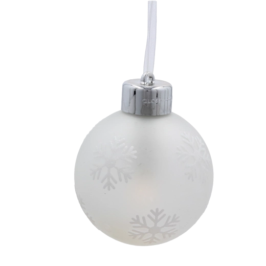 Jemný zimní design ze skla