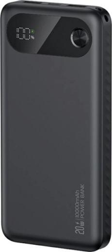Powerbanka USAMS PB80 10000 mAh, 20W PD, 2×USB‑A + USB‑C, černá