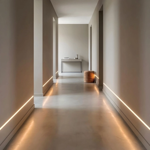 Elegantní zakrytí LED pásku