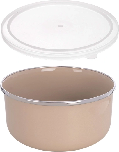 Odolná smaltovaná ocel s nerezovým lemem