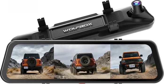 WOLFBOX G900TriPro palubní kamera se třemi kamerami 4K a 2,5K