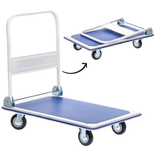 Skládací rukojeť šetří místo