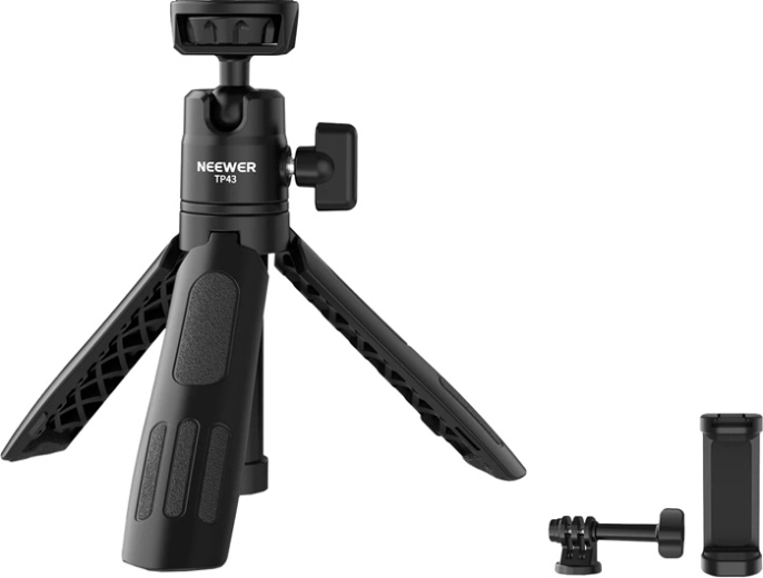 Neewer tp43 skládací mini stativ se selfie tyčí