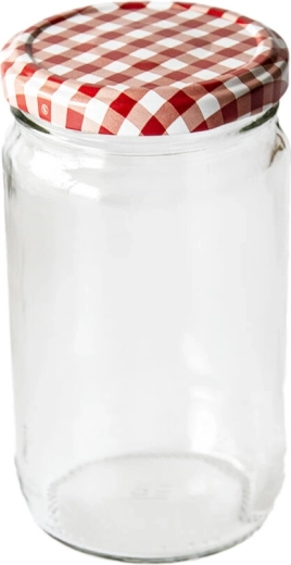 Zavařovací sklenice 370 ml TWIST 66 s víčky KANAFAS (8 ks)