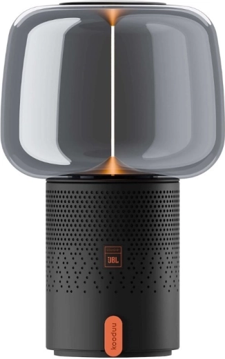 Přenosná LED lampa s Bluetooth reproduktorem Kooduu Serena Play – Šedá