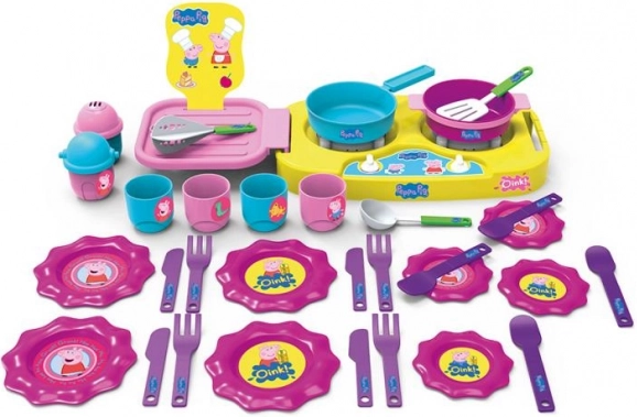 Sada nádobí pro děti PRASÁTKO PEPPA 35 ks – MAC TOYS