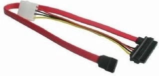 Kabel SATA data + napájení combo 0,35 m