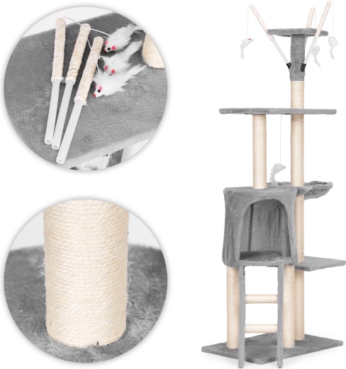 Sisalové sloupky pro zdravé drápky