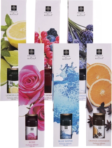 Skleněný aroma difuzér 100 ml (mix 6 variant)