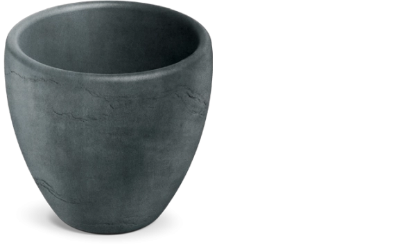 Květináč Cano 40 cm grafitový