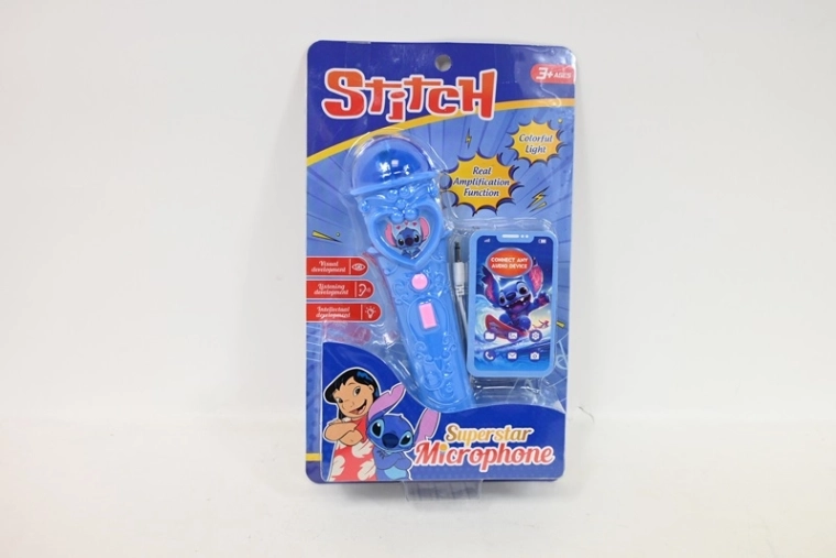 Mikrofon Stitch se světelnými a zvukovými efekty