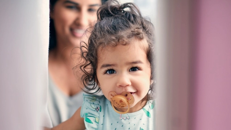 Ortodontická silikonová savička pro přirozené sání