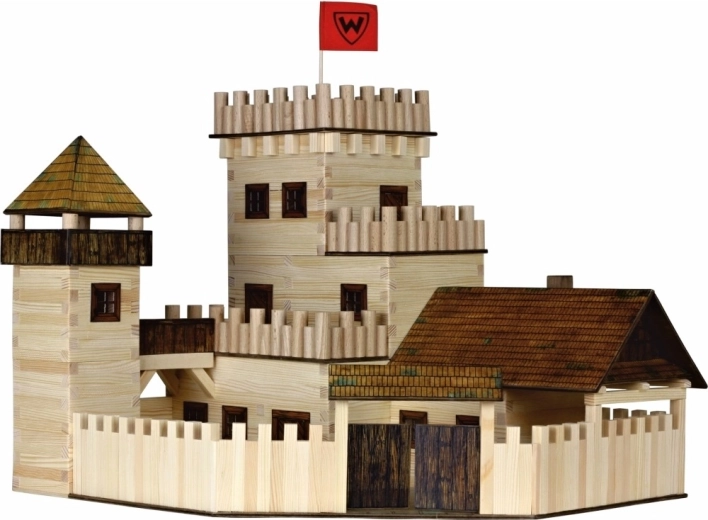 Walachia dřevěná slepovací stavebnice Hrad