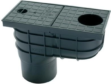 Lapač střešních vod DN 110 plast černý