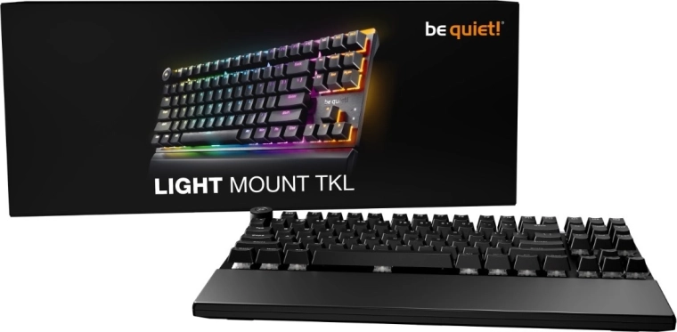 Klávesnice be quiet! Light mount TKL silent tactile