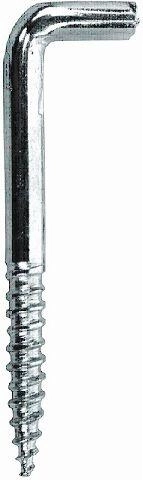 Skoba se závitem a drážkou 4,4 × 60 mm, pozinkovaná ocel, 100 ks