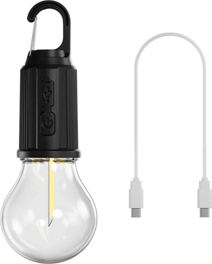 Retlux přenosná nabíjecí LED žárovka USB-C