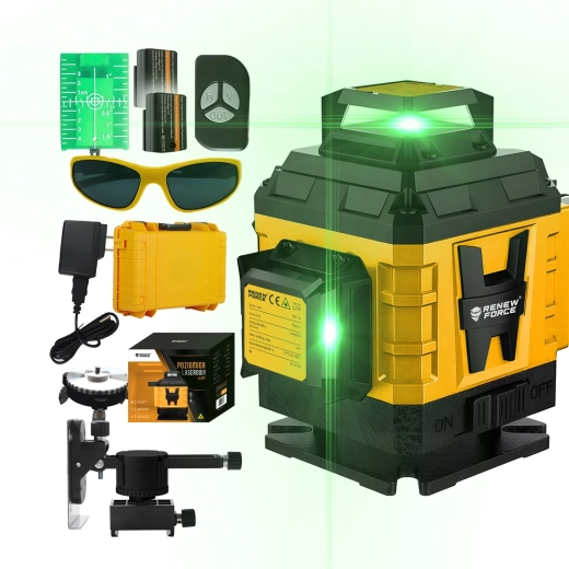 Křížový laser Renew Force 4D 16 linií 360°