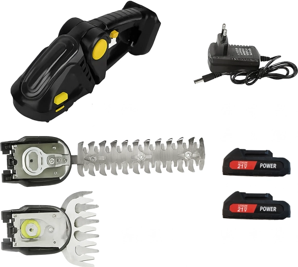 2v1: čepel na keře i nůžky na trávu