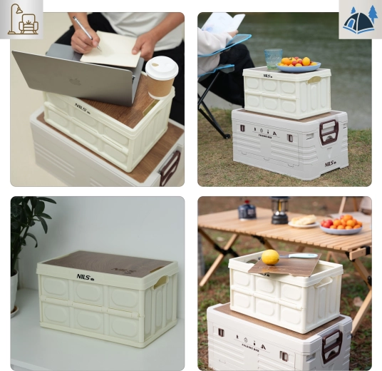 Stohovatelný, odolný a snadno přenosný