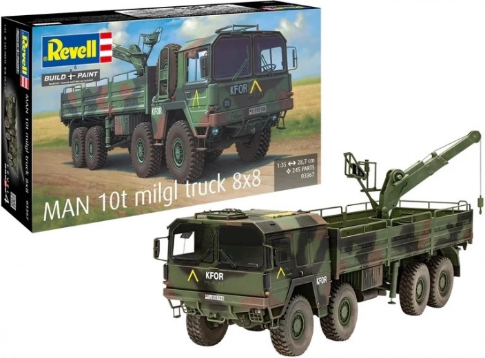 Plastikový model nákladního vozu MAN 10T MILGL 8x8 1/35