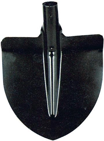 Lopata srdcovka bez násady, černá