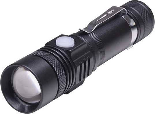 Solight nabíjecí LED svítilna s cyklodržákem 400 lm, zoom, Li-Ion