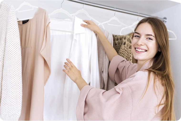 Úsporný tenký design, více místa ve skříni