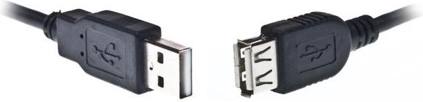 Prodlužovací kabel USB 2.0 AM–AF 3 m černý
