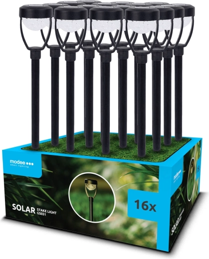 Modee solární zahradní LED zápichové svítidlo GS031 40 cm