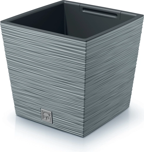 Květináč Furu Square Low 30 cm – betonová šedá