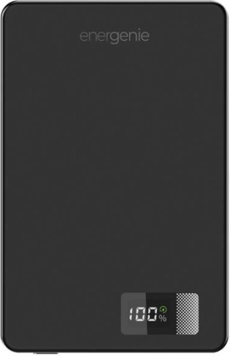 Magnetická bezdrátová powerbanka 10 000 mAh s LCD, USB-C PD 20 W, 15 W, černá