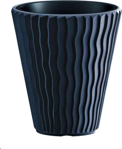 Květináč Prosperplast Sandy Slim antracit 37 l