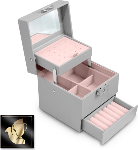 Uzamykatelné víko se zrcátkem