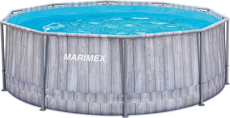 Bazén Marimex Florida 3,05 × 0,91 m se skimmerem, motiv šedé dřevo