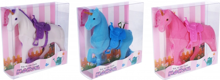 Barevný magický jednorožec 16 cm