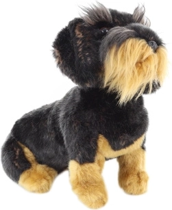 Plyšový jezevčík s vodítkem 29 cm