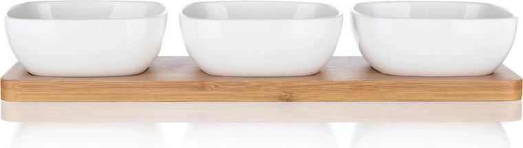 Elegantní kombinace porcelánu a bambusu