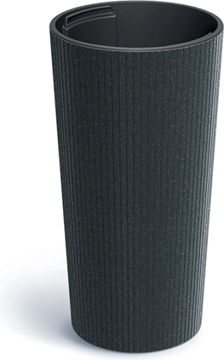 Květináč Lamia Slim Eco Wood antracit