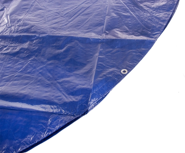 Kulatá plachta s oky 3,5 m, 120 g/m², modrá