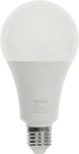 LED žárovka RETLUX E27 20 W 4000 K 2700 lm