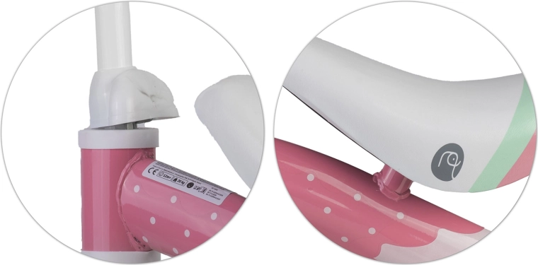 Odolný kovový rám a lehká konstrukce