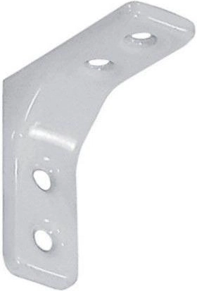Konzolová podpěra na polici 100 × 100 mm bílá